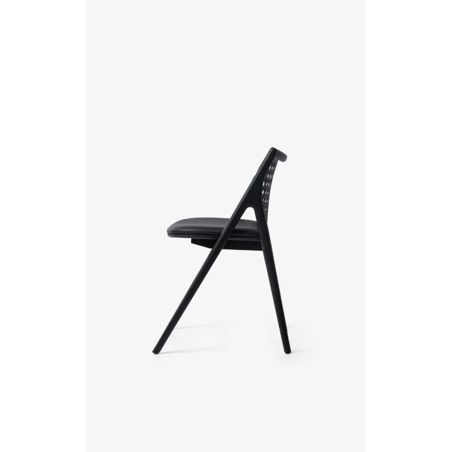 Black Tela Chair by Wentz In New Condition For Sale In Geneve, CH