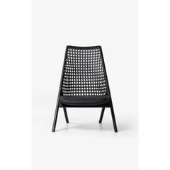 Black Tela Lounge Chair by Wentz