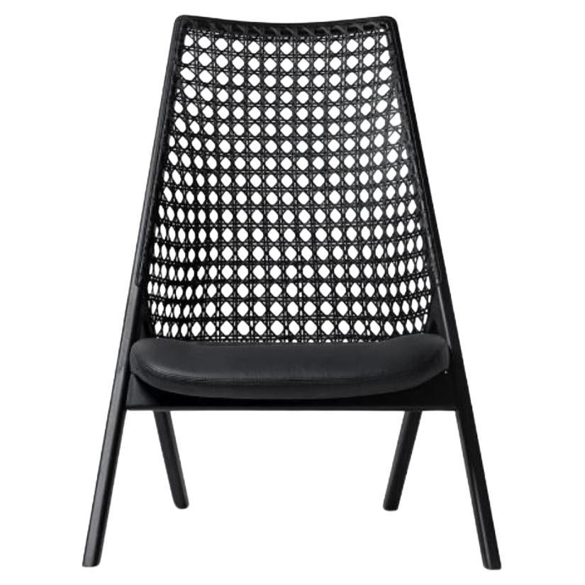 Black Tela Lounge Chair by Wentz