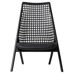 Black Tela Lounge Chair by Wentz