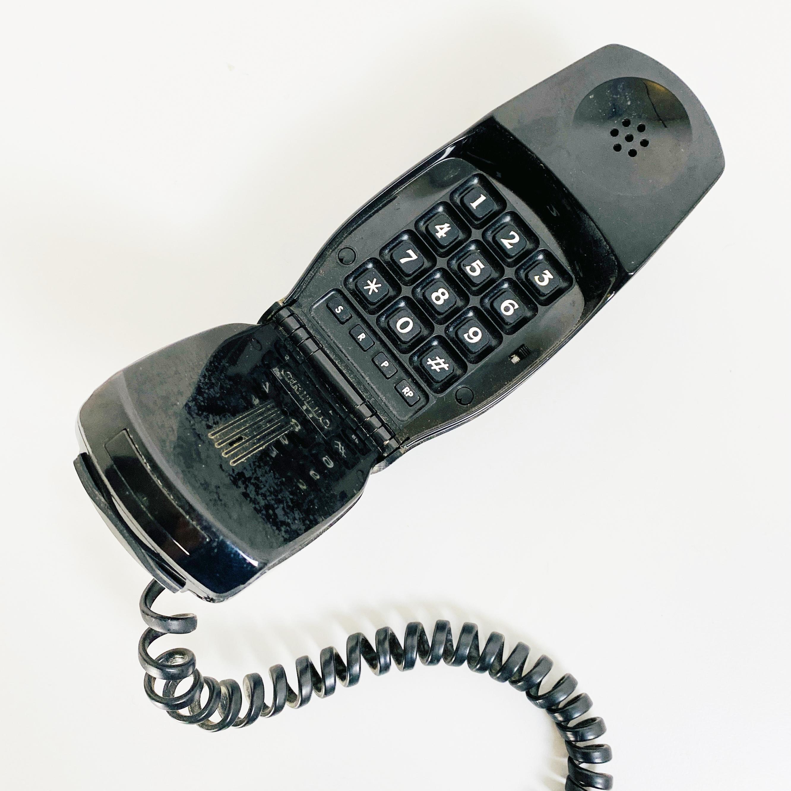 Italian Black telephone Grillo by Marco Zanuso and Richard Sapper for Siemens, 1965