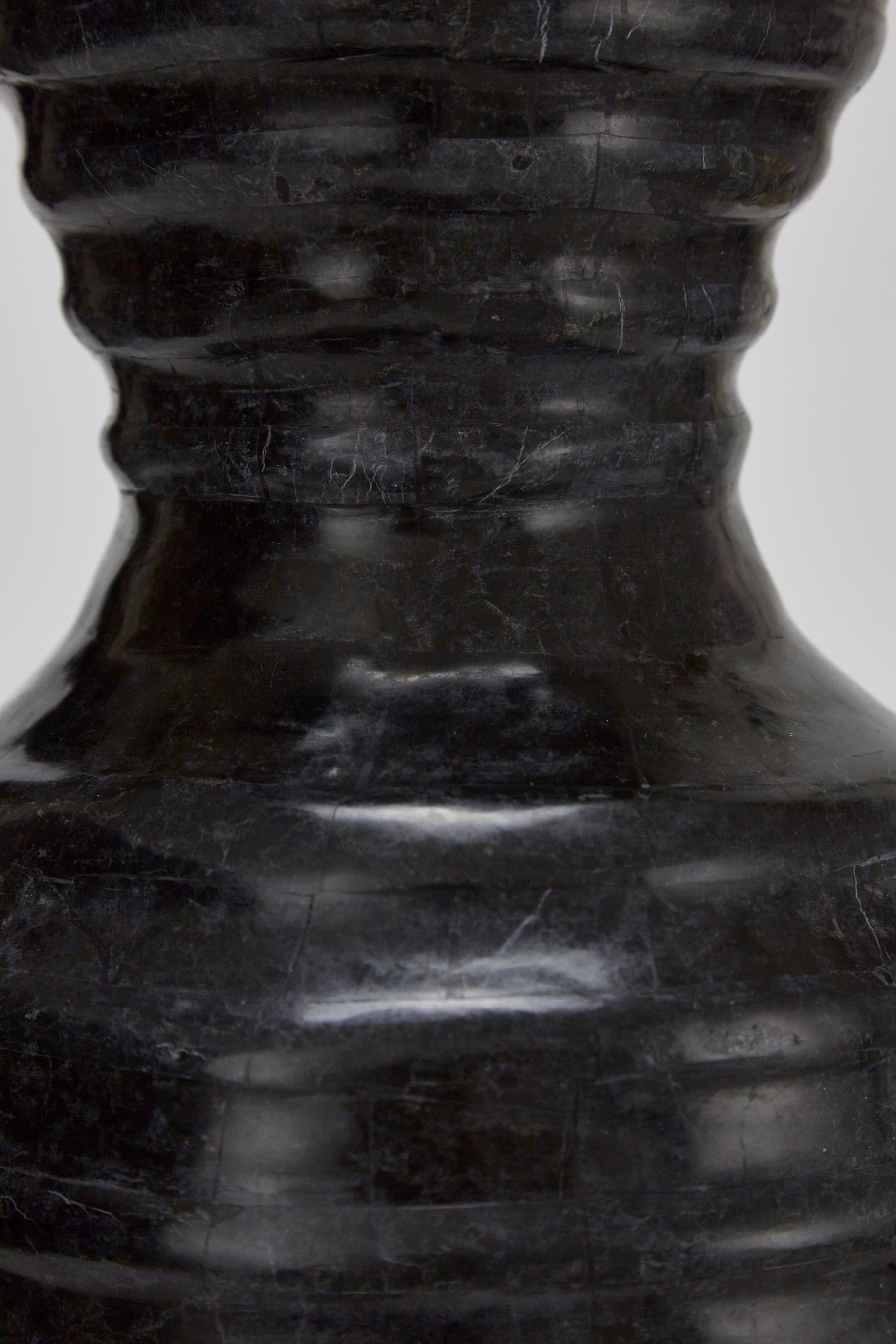 Inlay Black Tessellated Stone 