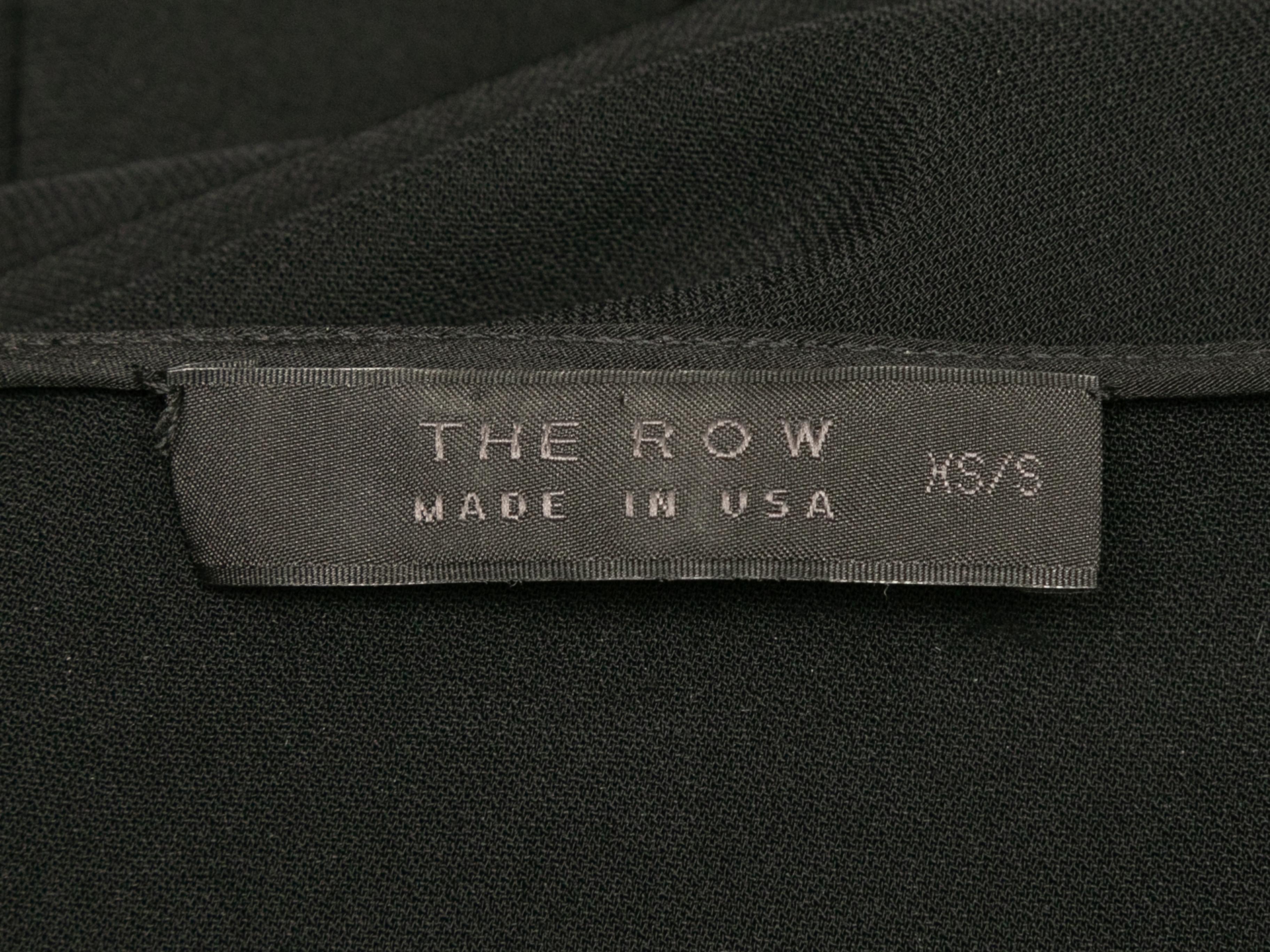 Schwarzes The Row Bateau Neck Pullover Kleid Größe XS/S 2