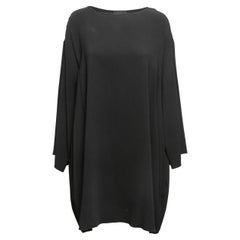 Schwarzes The Row Bateau Neck Pullover Kleid Größe XS/S