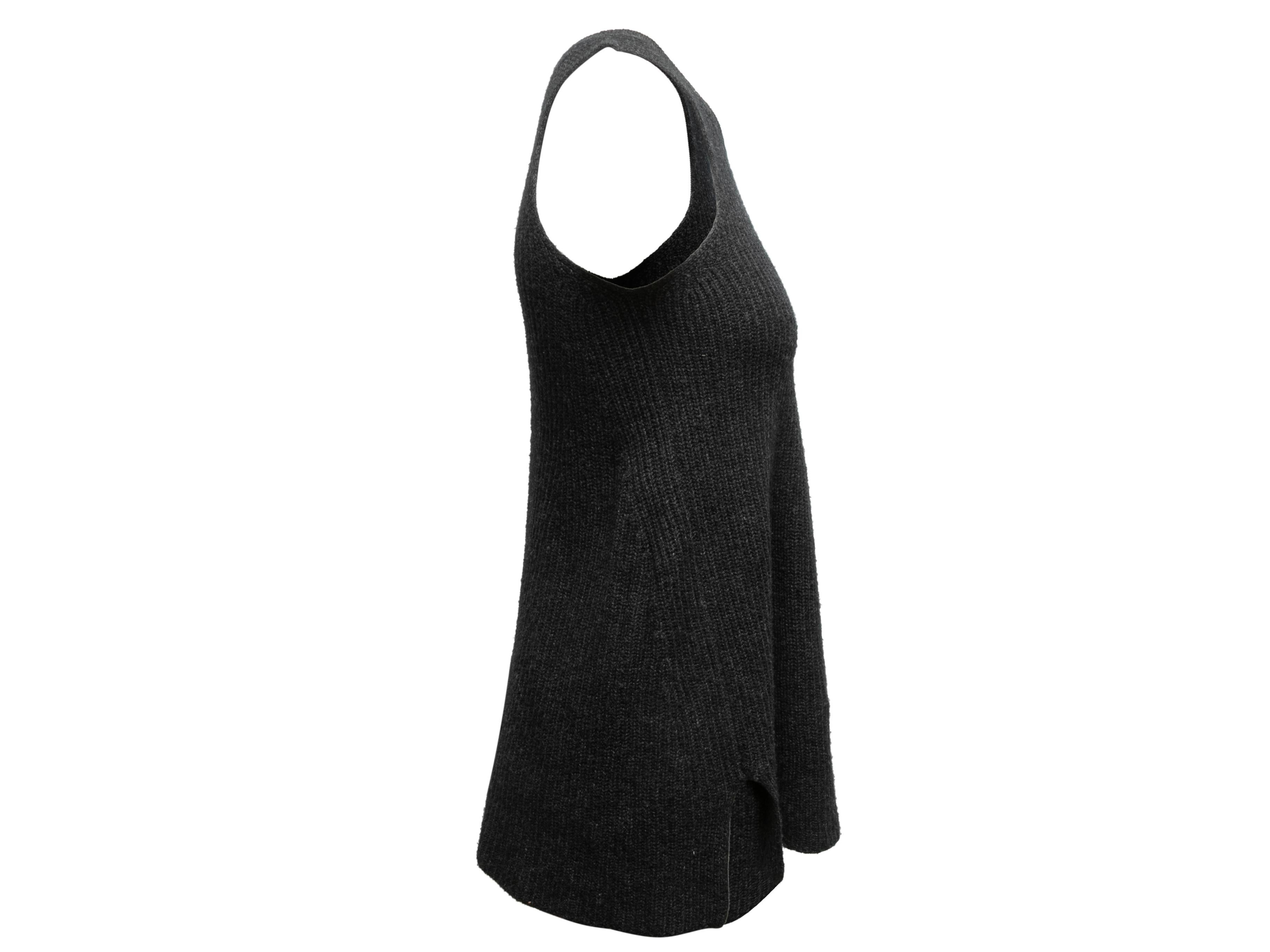 Black The Row Knit Sleeveless Top Size US XS In Good Condition For Sale In New York, NY