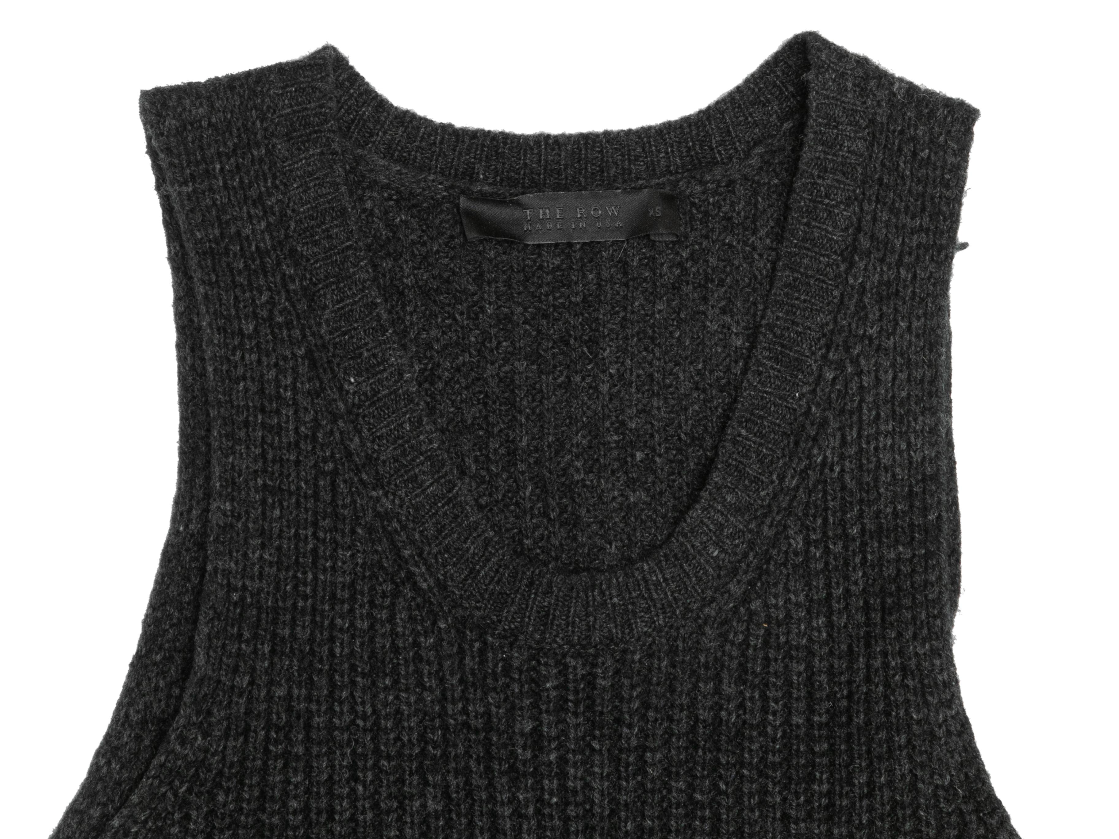 Black The Row Knit Sleeveless Top Size US XS For Sale 1