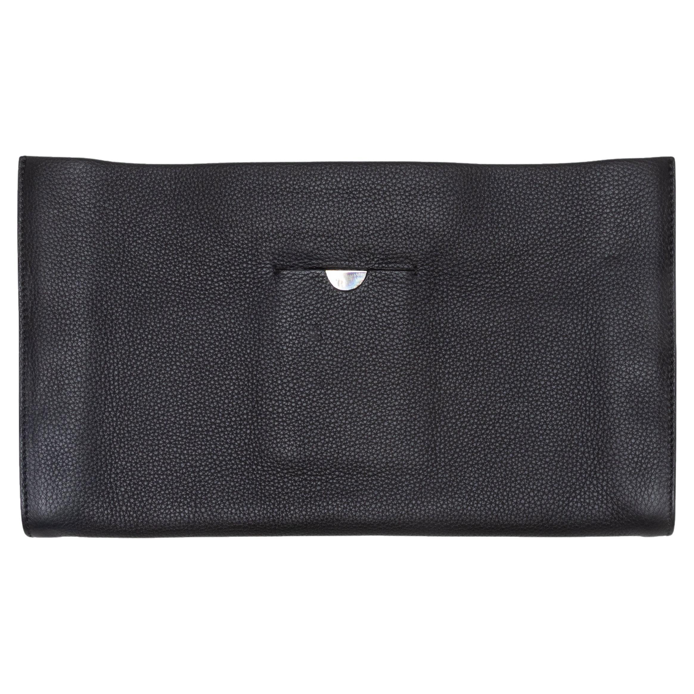 Black The Row Leather Clutch