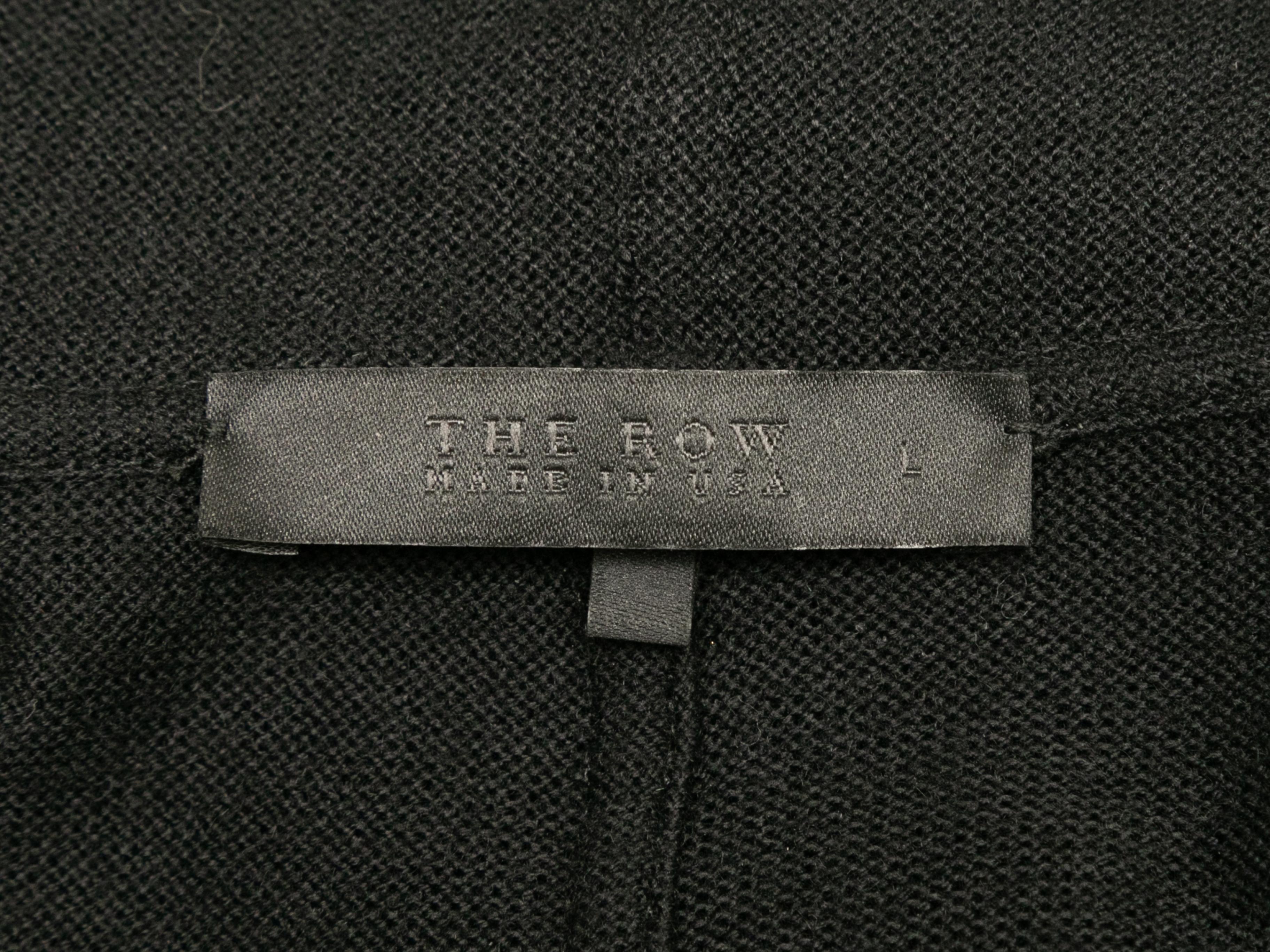 Black The Row Longline Cardigan Size US L For Sale 1