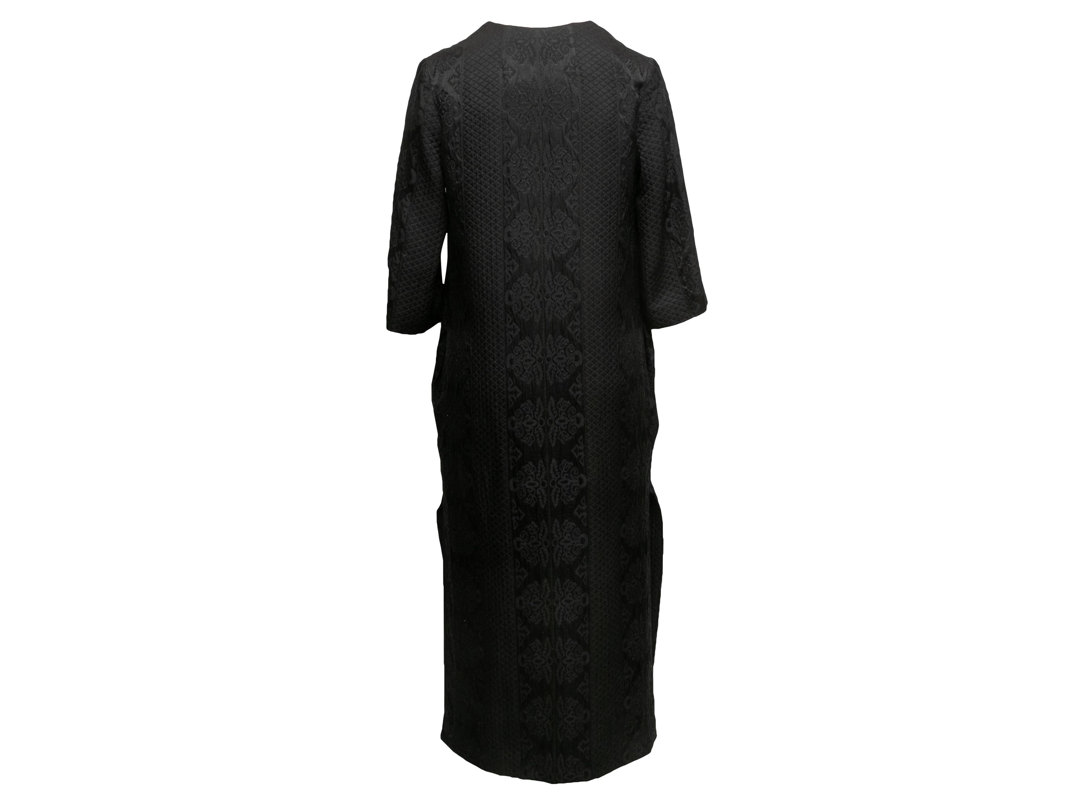 Black The Row Patterned Maxi Dress Size US XS In Good Condition In New York, NY