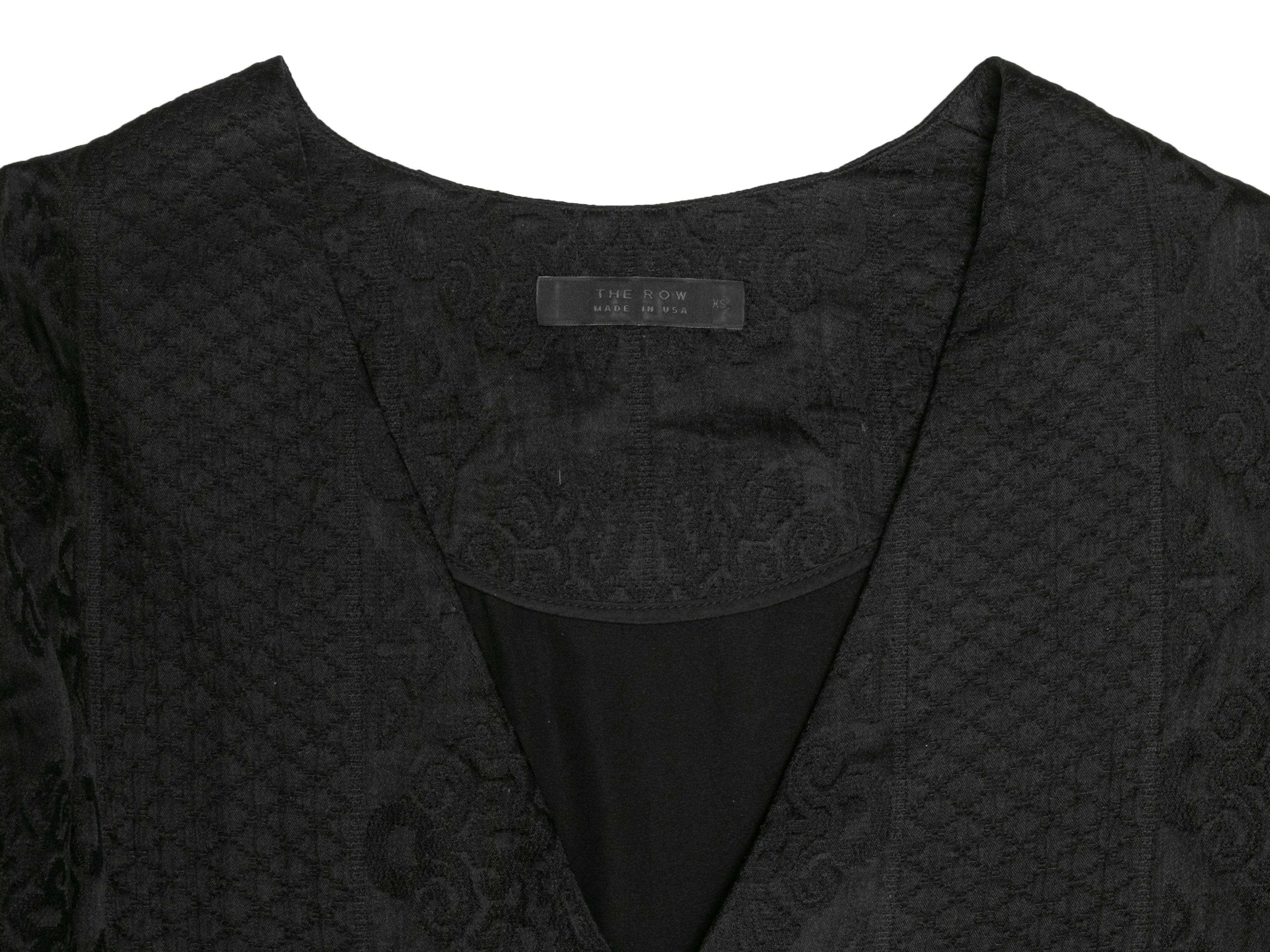 Black The Row Patterned Maxi Dress Size US XS 1