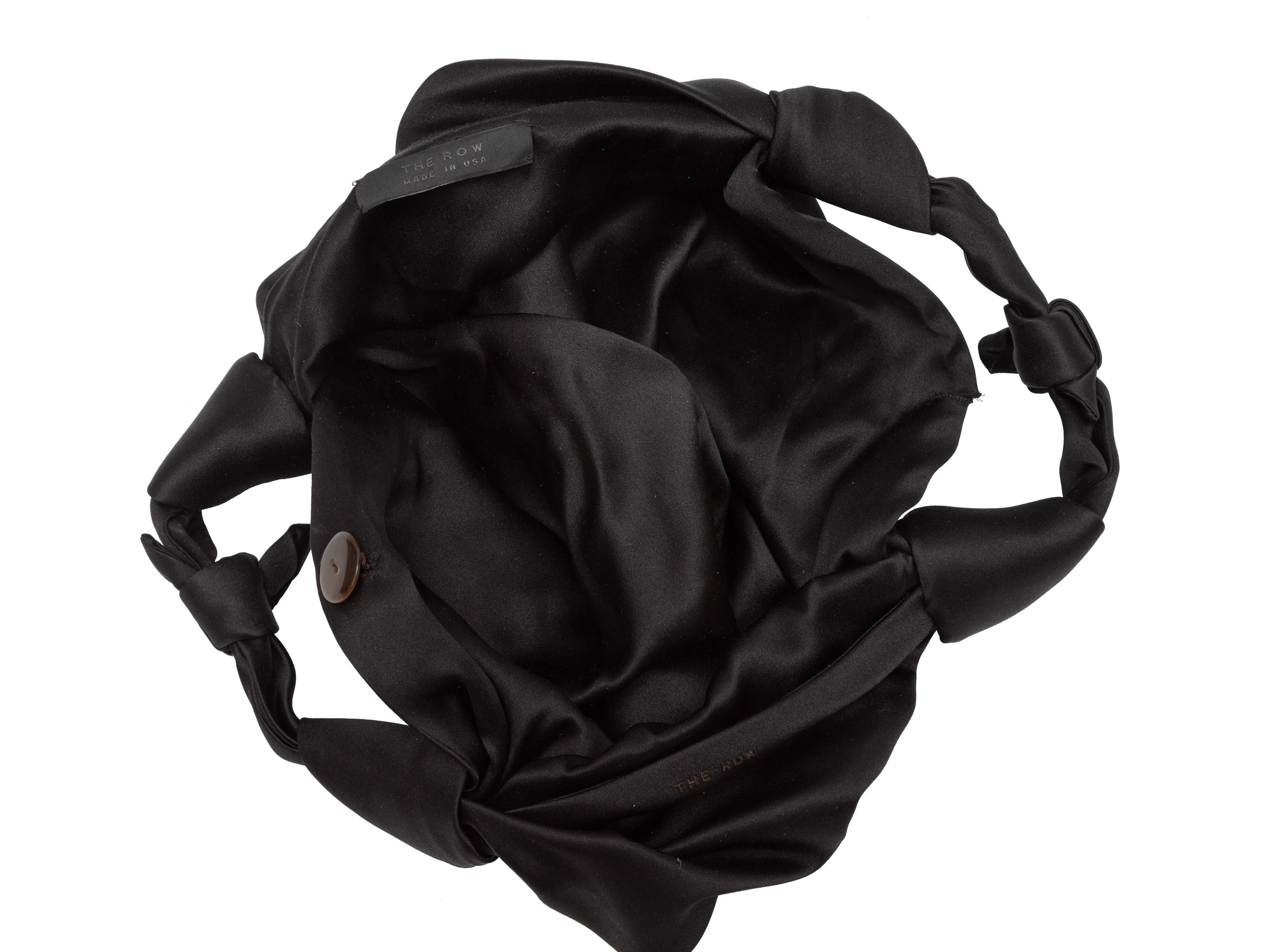 Black The Row Satin Clutch Bag 1