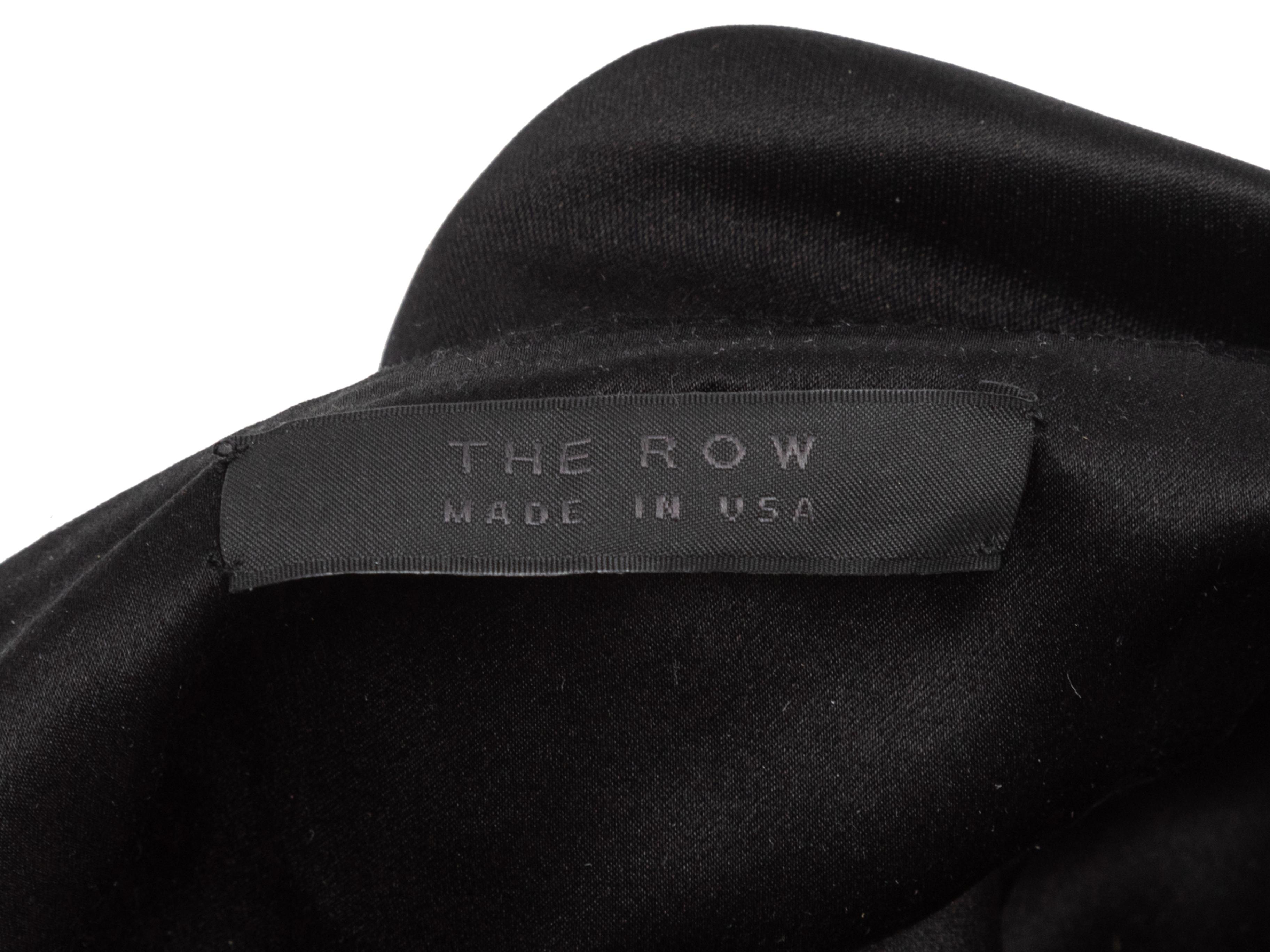 Black The Row Satin Clutch Bag 2