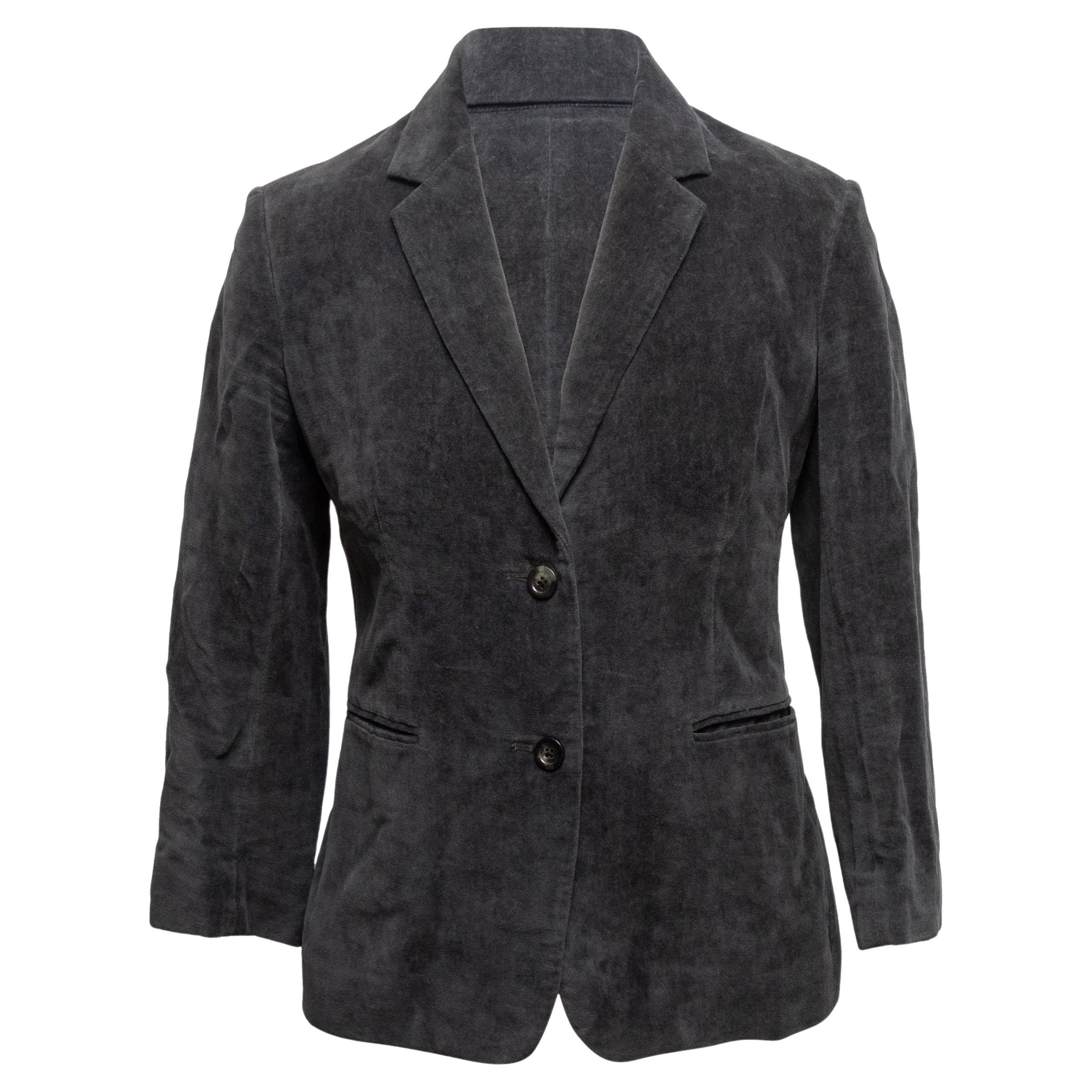 Black The Row Velvet Blazer Size US 4