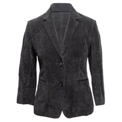 Black The Row Velvet Blazer Size US 4