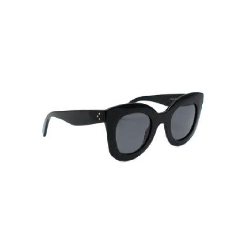 Black Thick Frame Sunglasses In Good Condition In London, GB