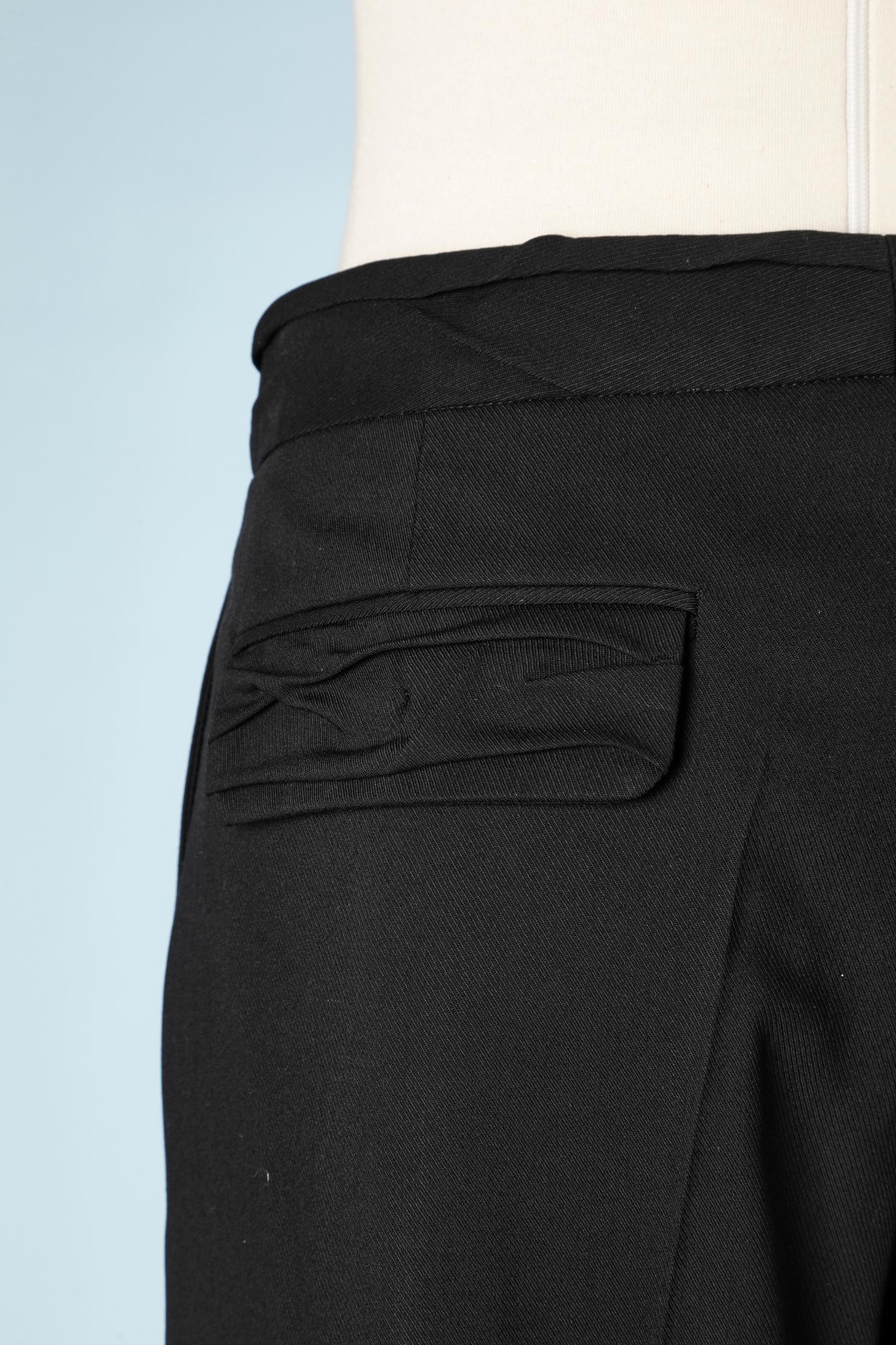 Black thin wool trouser Martin Margiela 1