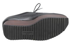 Scarpe brogue con zeppa nere di Thom Browne, taglia 40