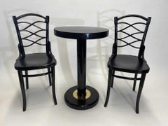 Table d'appoint Thonet noire