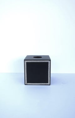 Black Tissue Box Cover