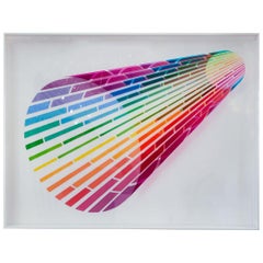"Optical Art "Black to Color 2