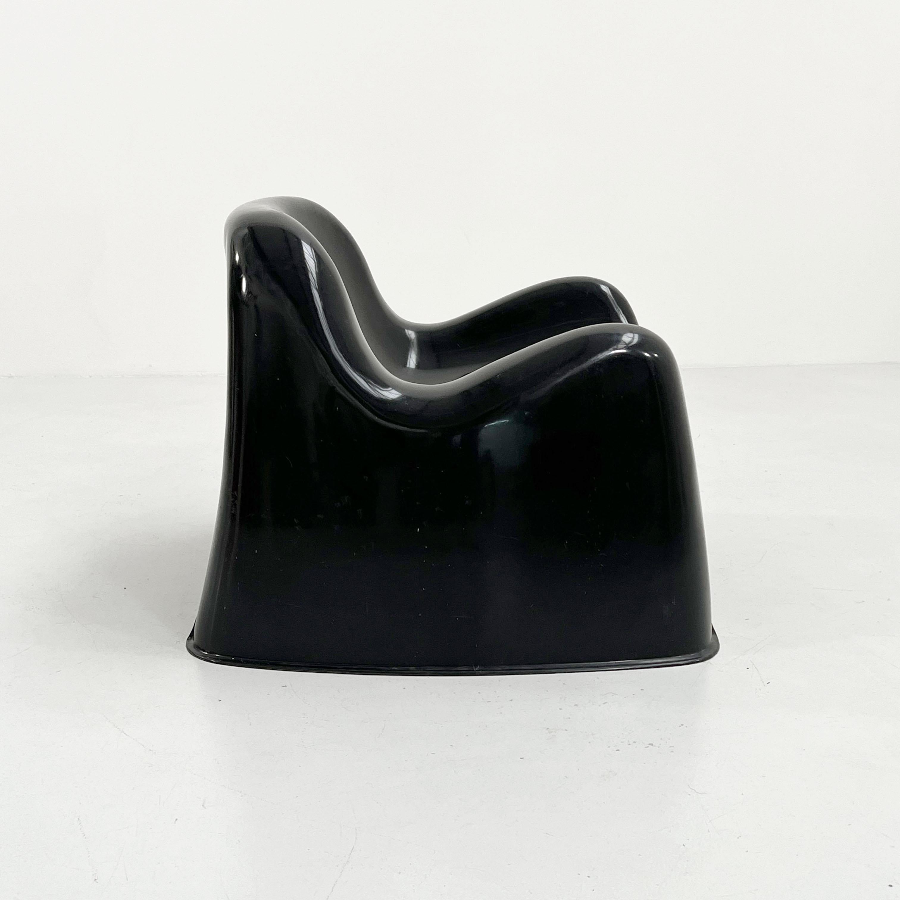 Black Toga Chair by Sergio Mazza for Artemide, 1960s For Sale at ...