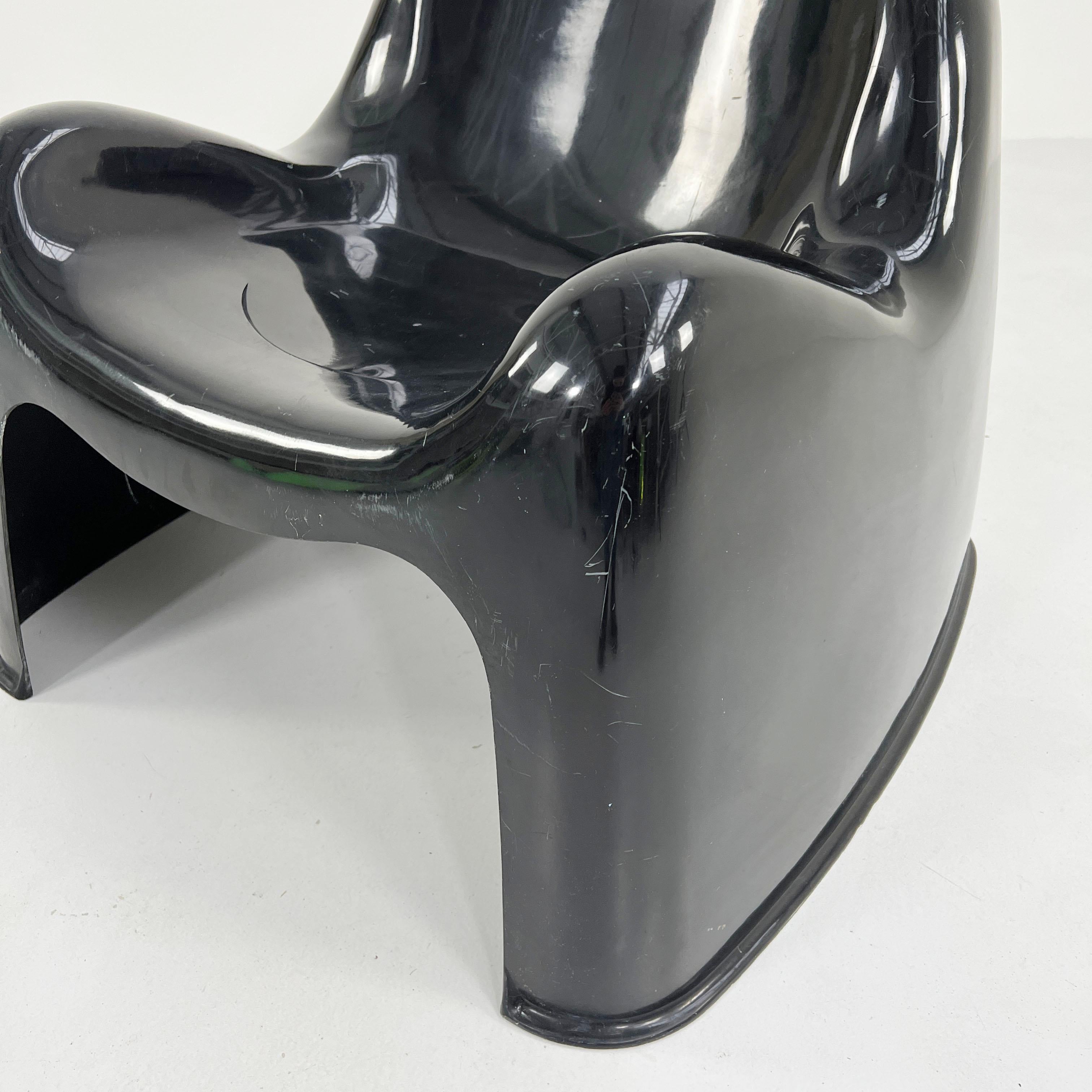 Black Toga Chair by Sergio Mazza for Artemide, 1960s 1