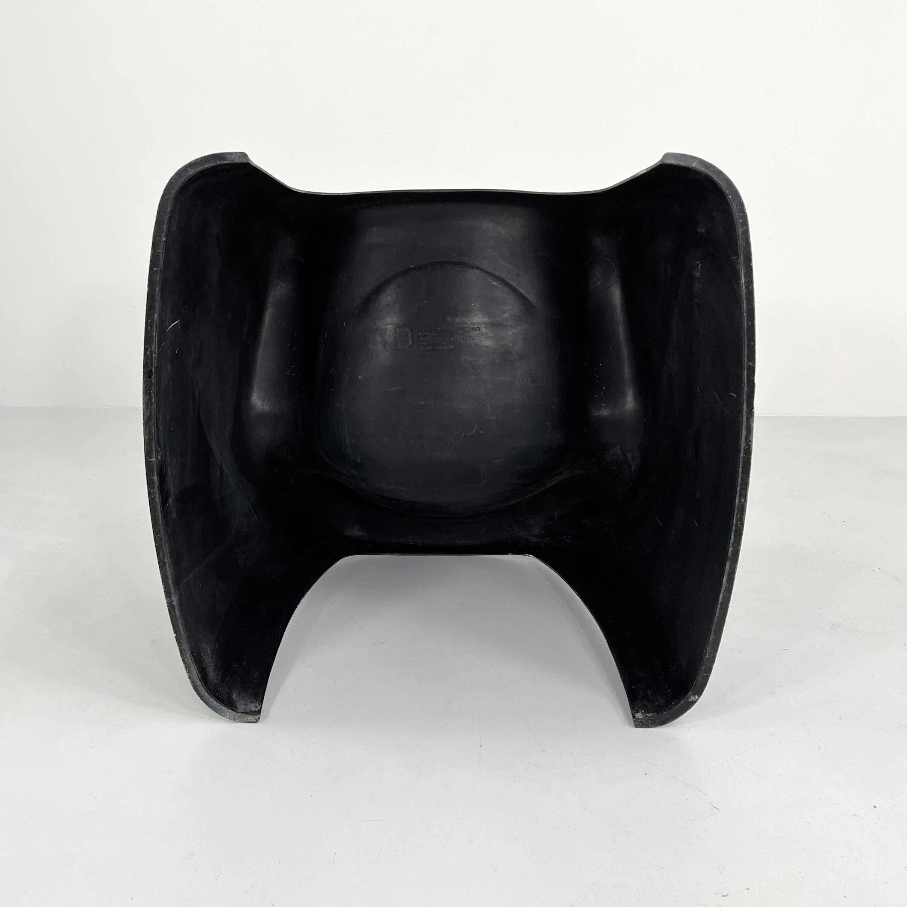 Black Toga Chair by Sergio Mazza for Artemide, 1960s 2