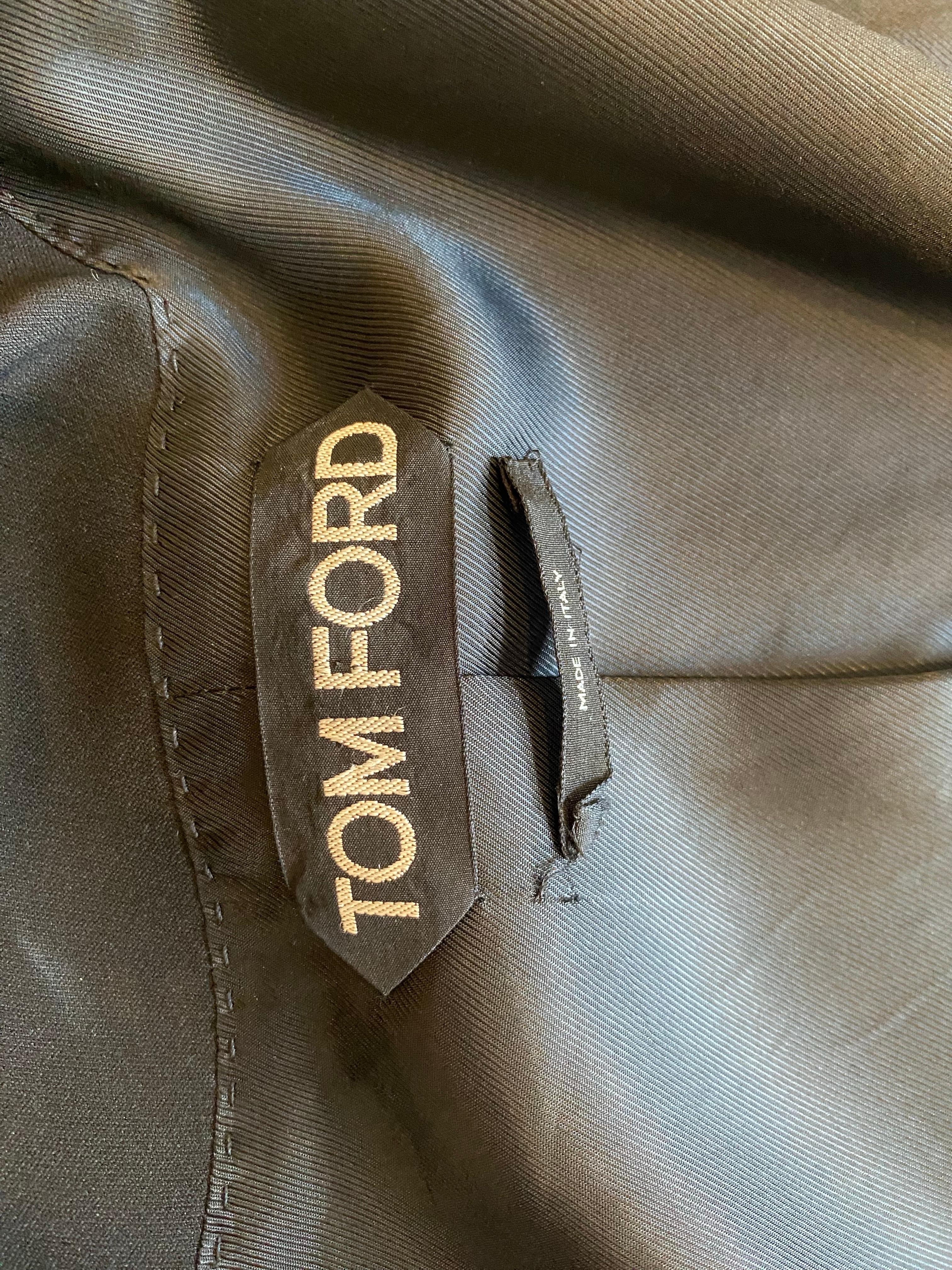 Giacca nera Tom Ford. in vendita 3