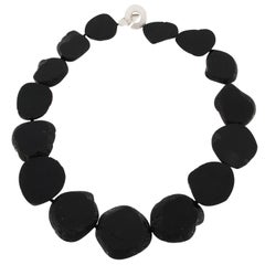 Collana in tormalina nera