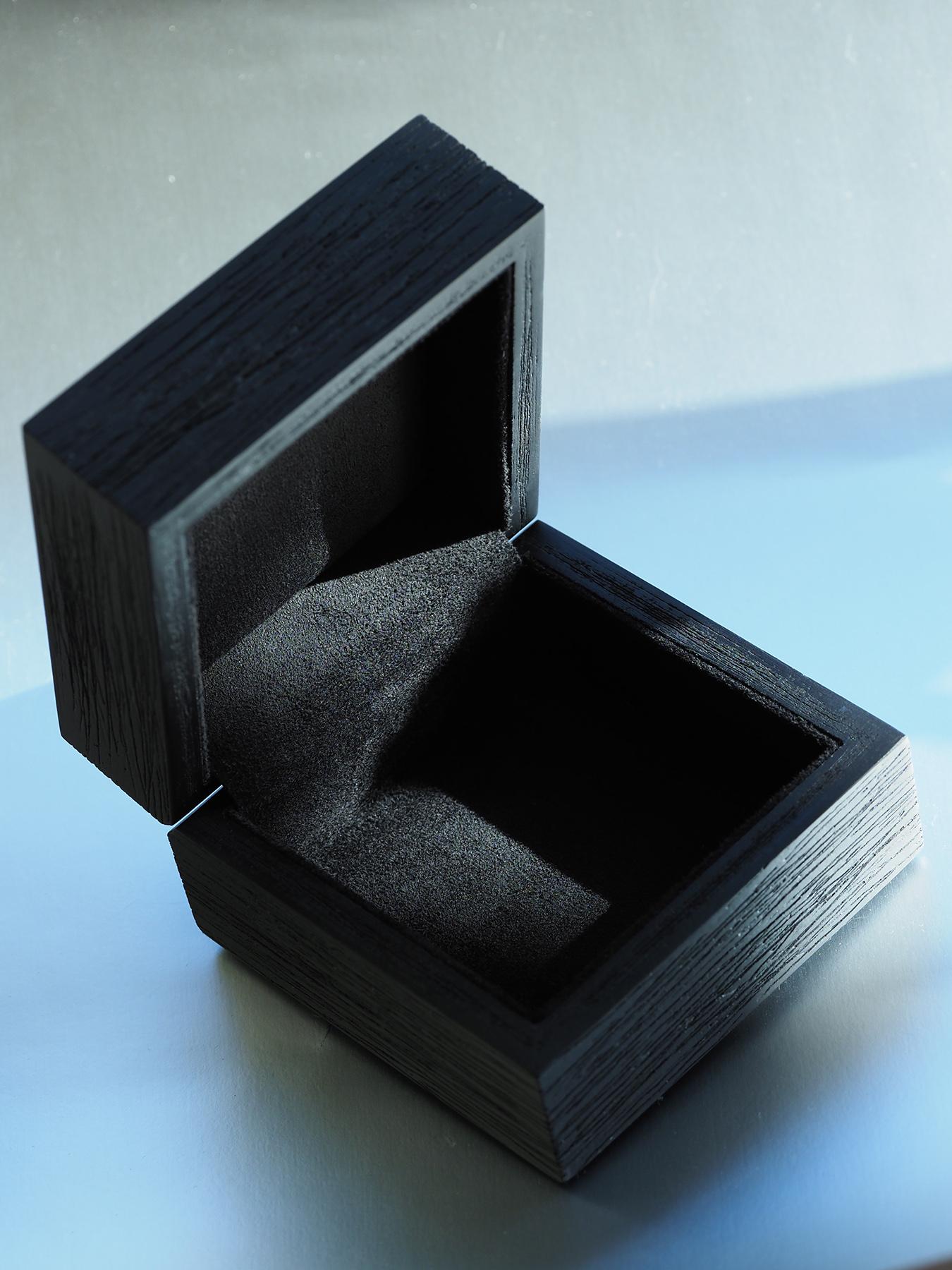 Black Tourmaline Ring Gold Men's Natural Raw Schorl Crystal LOTR For Sale 9