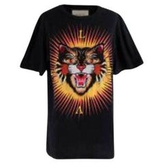 Black Treated Angry Cat T-shirt