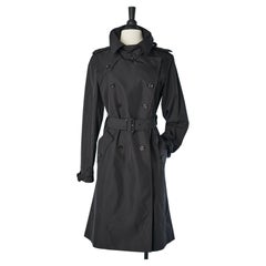 Black trench coat Yves Saint Laurent 