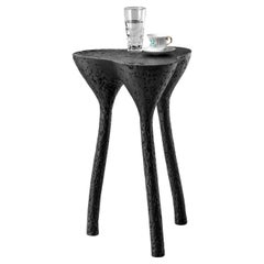 Black Tripod Side Table by Donatas Zukauskas