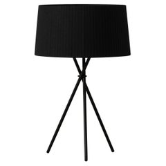 Lámpara de mesa Trípode M3 negra by Santa & Cole