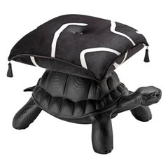 Black Turtle Carry Pouf, Designed by Marcantonio