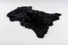 Black Tuscany Lambskin Rug