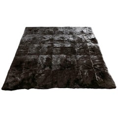 Black Tuscany Lambskin Rug