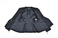 Black Tuxedo Jacket by Claude Montana Circa 1990