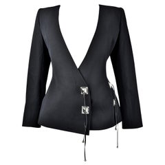 Veste de smoking noire par Claude Montana, vers 1990