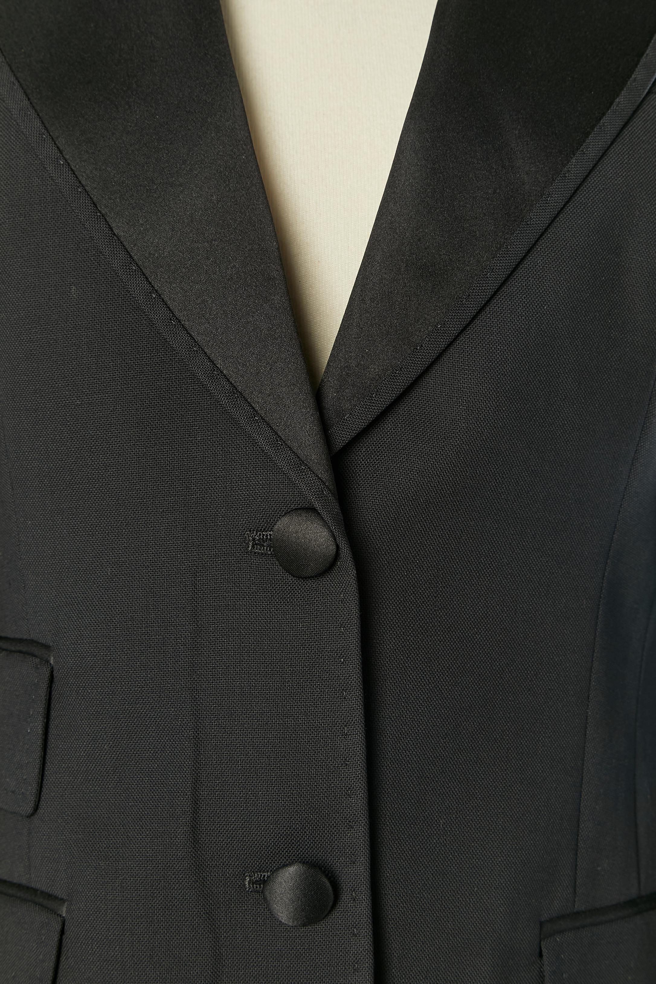 Black Tuxedo single-breasted jacket DOLCE & GABBANA In Excellent Condition For Sale In Saint-Ouen-Sur-Seine, FR