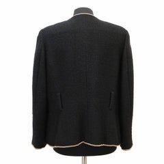 Black tweed and Gold Chanel jacket