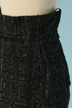 Black Tweed long pencil skirt ALEXANDRE VAUTHIER
