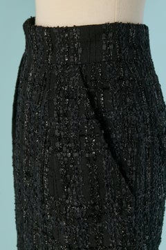 Black Tweed mini skirt ALEXANDRE VAUTHIER
