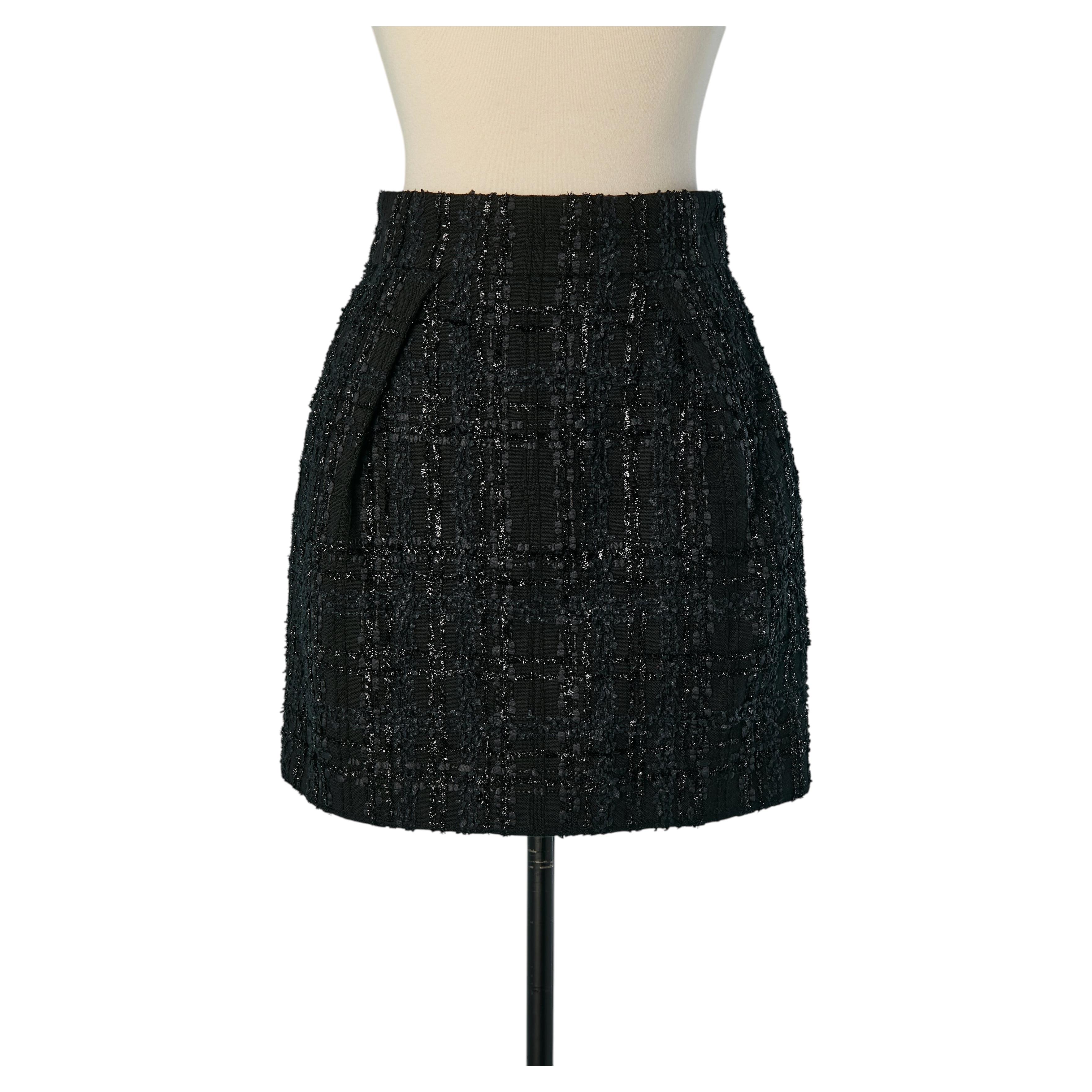 Black Tweed mini skirt ALEXANDRE VAUTHIER