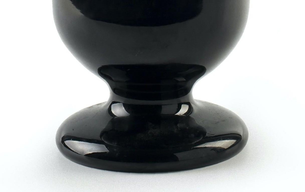 Black Urn, Germany, Mid-20th Century In Good Condition For Sale In Roma, IT