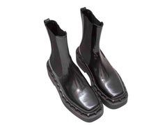 Black Valentino Rockstud-Trimmed Ankle Boots Size 37