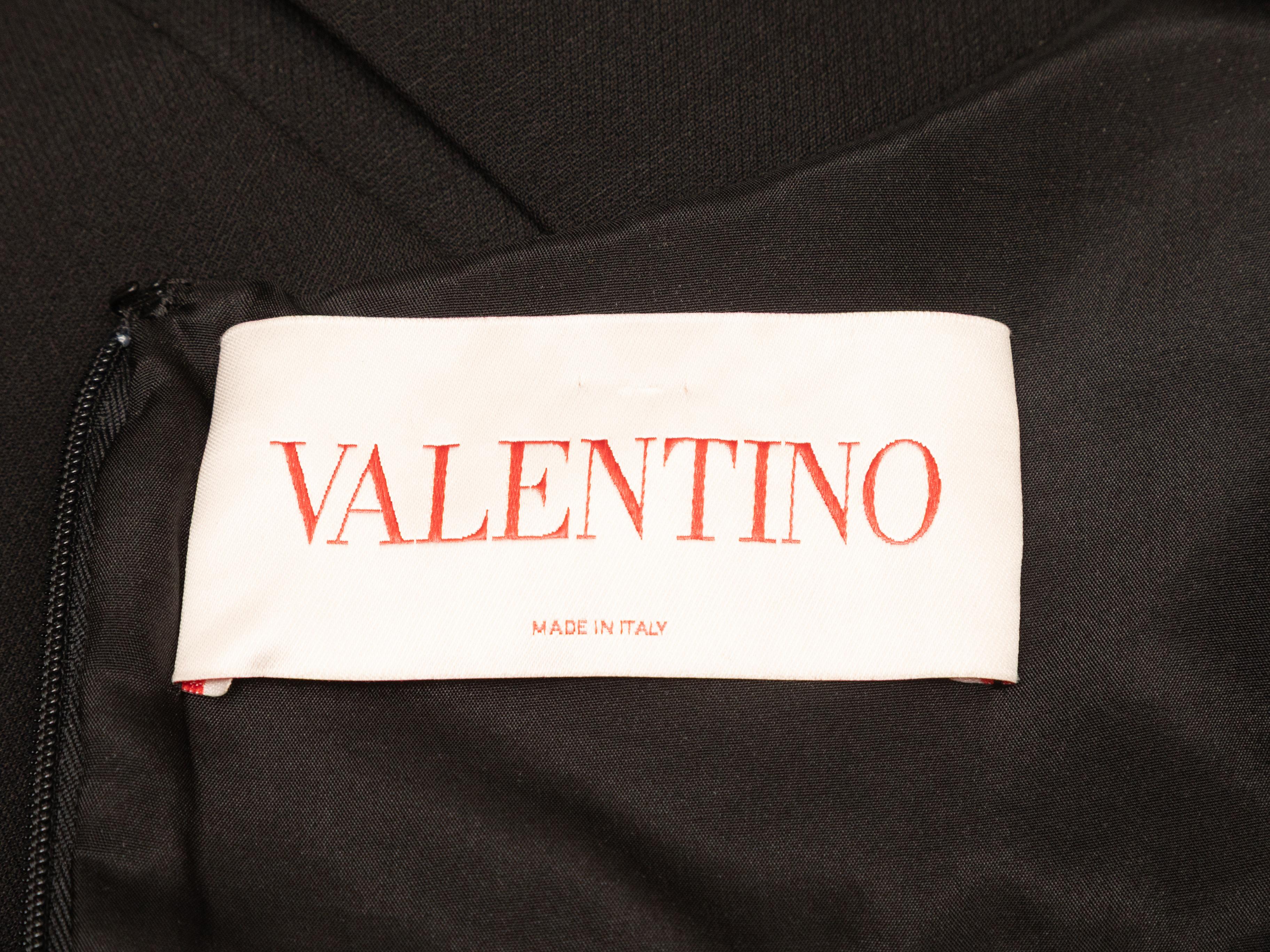 Abito in lana vergine e misto seta di Valentino Taglia IT 44 In condizioni buone in vendita a New York, NY