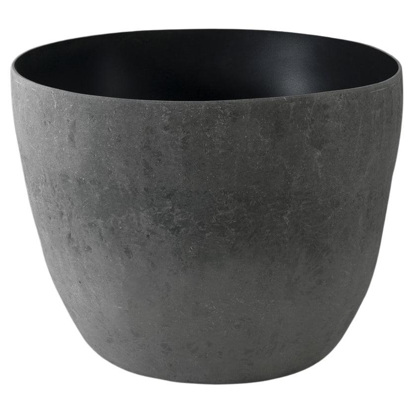 Black Vaso Vase by Imperfettolab For Sale