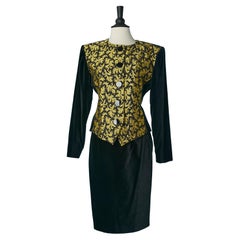 Combinaison jupe-jupe Yves Saint Laurent Variation hiver 1990