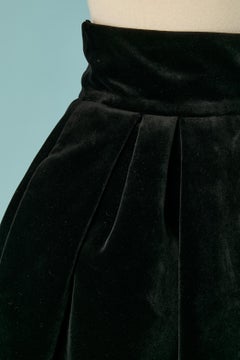 Black velvet balloon skirt ALEXANDRE VAUTHIER